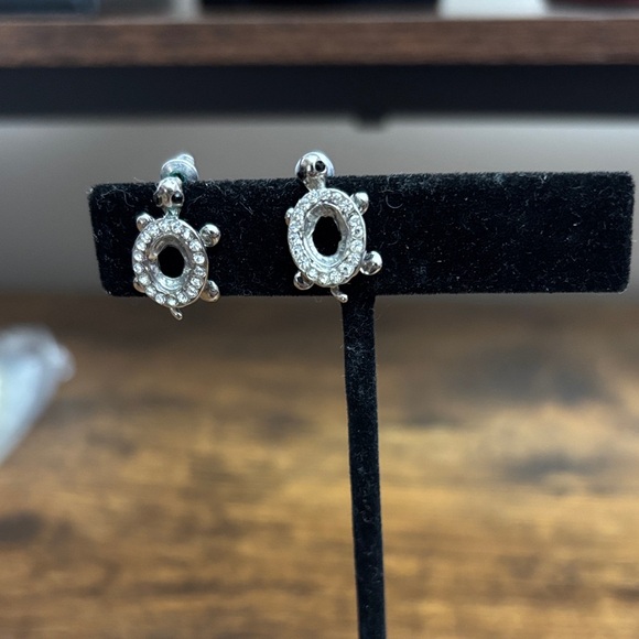 Jewelry - Silver Turtle Earrings